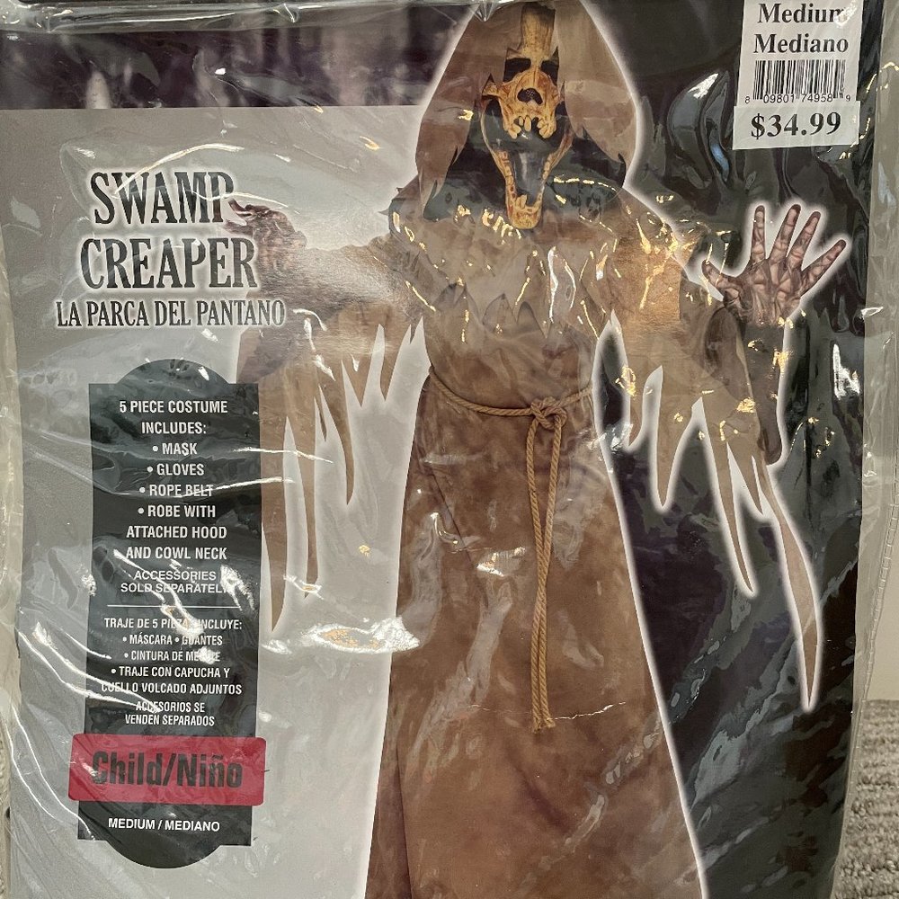 Swamp Creeper Halloween Costume for kids